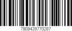 Código de barras (EAN, GTIN, SKU, ISBN): '7909428770287'
