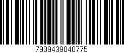 Código de barras (EAN, GTIN, SKU, ISBN): '7909439040775'