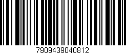 Código de barras (EAN, GTIN, SKU, ISBN): '7909439040812'
