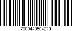 Código de barras (EAN, GTIN, SKU, ISBN): '7909440504273'