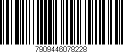 Código de barras (EAN, GTIN, SKU, ISBN): '7909446078228'