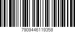 Código de barras (EAN, GTIN, SKU, ISBN): '7909446119358'