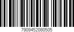 Código de barras (EAN, GTIN, SKU, ISBN): '7909452080505'