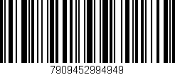 Código de barras (EAN, GTIN, SKU, ISBN): '7909452994949'