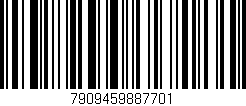Código de barras (EAN, GTIN, SKU, ISBN): '7909459887701'
