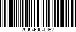 Código de barras (EAN, GTIN, SKU, ISBN): '7909463040352'