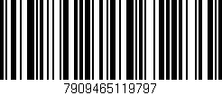 Código de barras (EAN, GTIN, SKU, ISBN): '7909465119797'