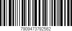 Código de barras (EAN, GTIN, SKU, ISBN): '7909473792562'