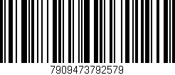 Código de barras (EAN, GTIN, SKU, ISBN): '7909473792579'