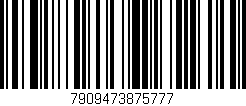 Código de barras (EAN, GTIN, SKU, ISBN): '7909473875777'