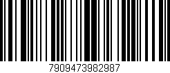 Código de barras (EAN, GTIN, SKU, ISBN): '7909473982987'