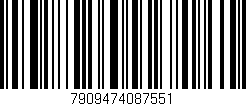Código de barras (EAN, GTIN, SKU, ISBN): '7909474087551'