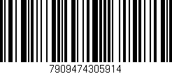 Código de barras (EAN, GTIN, SKU, ISBN): '7909474305914'