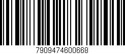 Código de barras (EAN, GTIN, SKU, ISBN): '7909474600668'