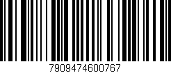 Código de barras (EAN, GTIN, SKU, ISBN): '7909474600767'
