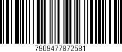 Código de barras (EAN, GTIN, SKU, ISBN): '7909477872581'
