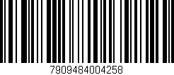 Código de barras (EAN, GTIN, SKU, ISBN): '7909484004258'