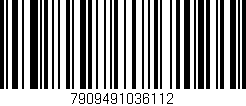 Código de barras (EAN, GTIN, SKU, ISBN): '7909491036112'