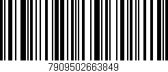 Código de barras (EAN, GTIN, SKU, ISBN): '7909502663849'