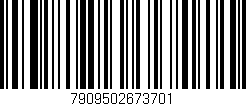 Código de barras (EAN, GTIN, SKU, ISBN): '7909502673701'