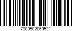 Código de barras (EAN, GTIN, SKU, ISBN): '7909502869531'