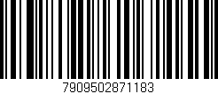 Código de barras (EAN, GTIN, SKU, ISBN): '7909502871183'