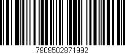 Código de barras (EAN, GTIN, SKU, ISBN): '7909502871992'