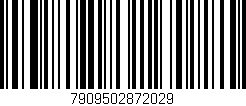 Código de barras (EAN, GTIN, SKU, ISBN): '7909502872029'