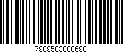 Código de barras (EAN, GTIN, SKU, ISBN): '7909503000698'