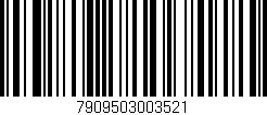 Código de barras (EAN, GTIN, SKU, ISBN): '7909503003521'
