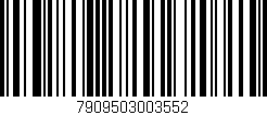 Código de barras (EAN, GTIN, SKU, ISBN): '7909503003552'