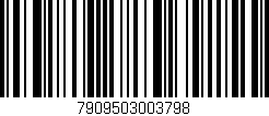 Código de barras (EAN, GTIN, SKU, ISBN): '7909503003798'
