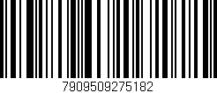 Código de barras (EAN, GTIN, SKU, ISBN): '7909509275182'