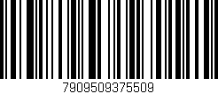 Código de barras (EAN, GTIN, SKU, ISBN): '7909509375509'