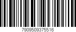 Código de barras (EAN, GTIN, SKU, ISBN): '7909509375516'