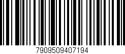 Código de barras (EAN, GTIN, SKU, ISBN): '7909509407194'