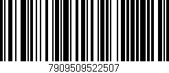 Código de barras (EAN, GTIN, SKU, ISBN): '7909509522507'