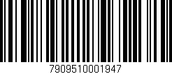 Código de barras (EAN, GTIN, SKU, ISBN): '7909510001947'