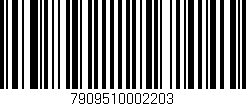 Código de barras (EAN, GTIN, SKU, ISBN): '7909510002203'