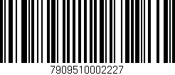 Código de barras (EAN, GTIN, SKU, ISBN): '7909510002227'