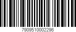 Código de barras (EAN, GTIN, SKU, ISBN): '7909510002296'