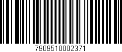 Código de barras (EAN, GTIN, SKU, ISBN): '7909510002371'
