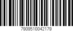 Código de barras (EAN, GTIN, SKU, ISBN): '7909510042179'
