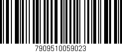 Código de barras (EAN, GTIN, SKU, ISBN): '7909510059023'