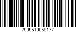 Código de barras (EAN, GTIN, SKU, ISBN): '7909510059177'
