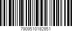 Código de barras (EAN, GTIN, SKU, ISBN): '7909510182851'