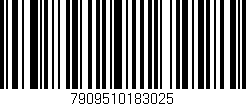 Código de barras (EAN, GTIN, SKU, ISBN): '7909510183025'