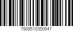 Código de barras (EAN, GTIN, SKU, ISBN): '7909510350847'