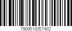 Código de barras (EAN, GTIN, SKU, ISBN): '7909510357402'