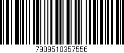 Código de barras (EAN, GTIN, SKU, ISBN): '7909510357556'